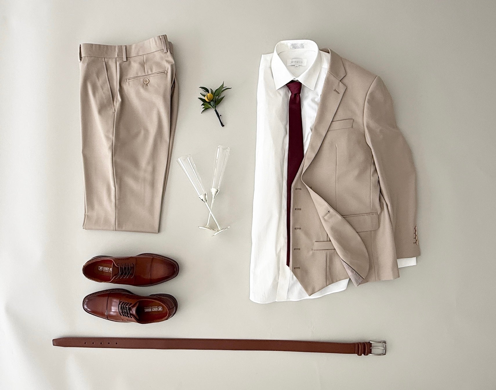 Beige Suit – Todd's Menswear